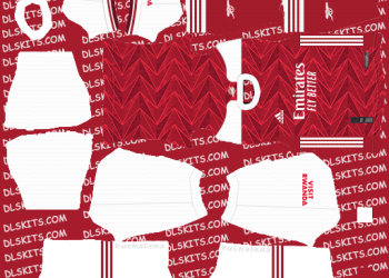 Kit Arsenal Dream League Soccer 2023 & Logo