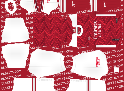 Kit Arsenal Dream League Soccer 2023 & Logo