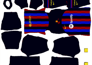 Kit Barca Dream League Soccer 2023 & Logo